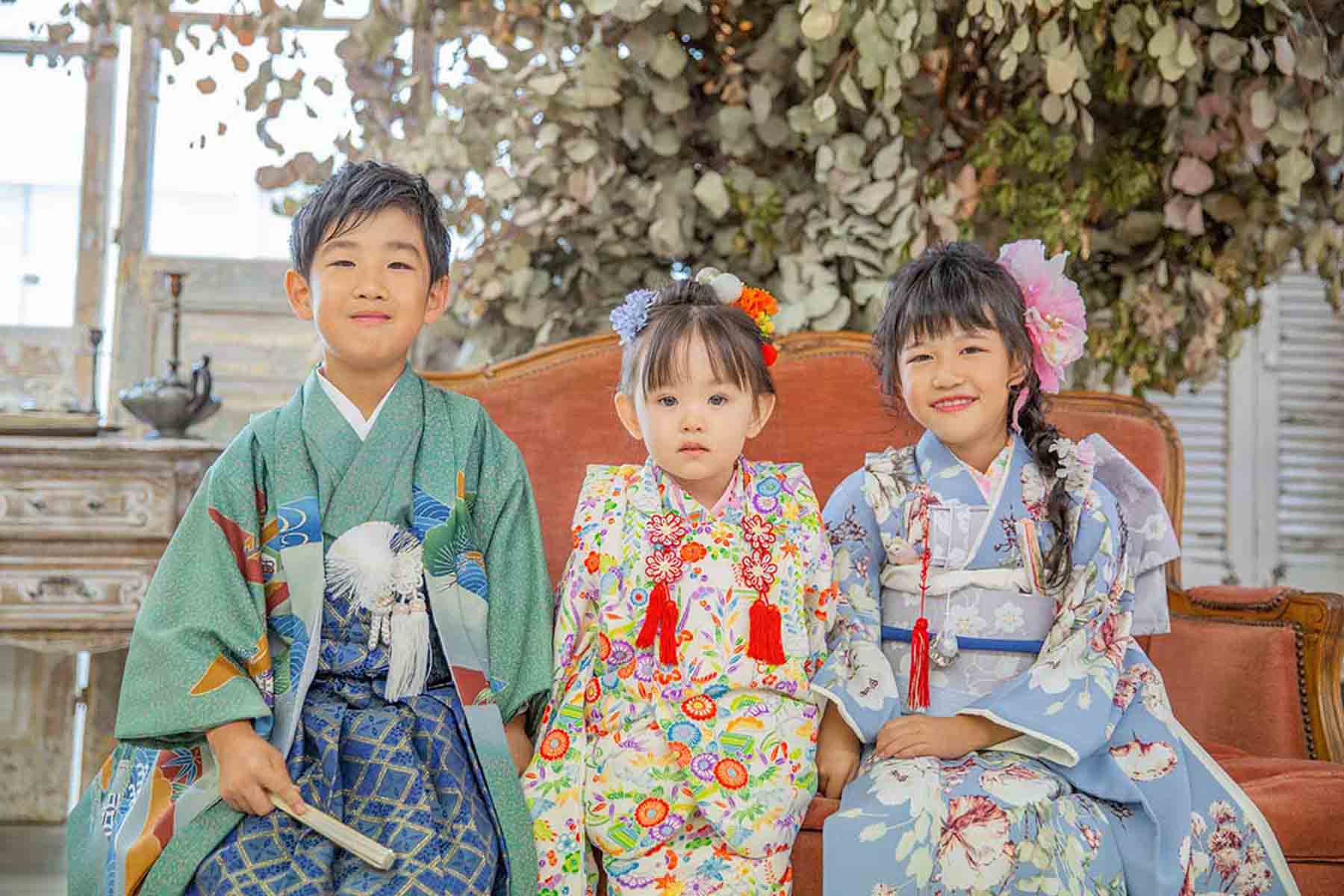 ［mam］七五三 着物 単品 753 被布 フォトスタジオ mam様専用（mam様専用］七五三 着物 単品 753 被布 フォトスタジオ）